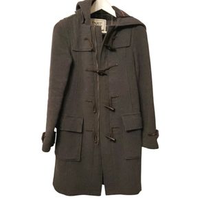 TNA grey wool duffle coat